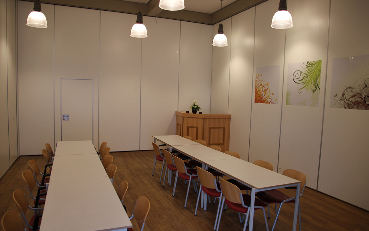 Zaal 3 is geschikt voor vergaderingen en workshops in De Hoge Weye